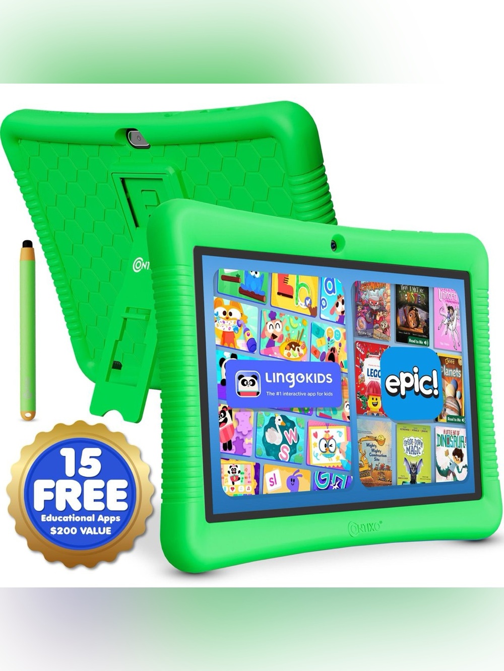 Android Tablet for Kids 3–10, 32GB, Parental Controls, Kid-Proof Case - Blue